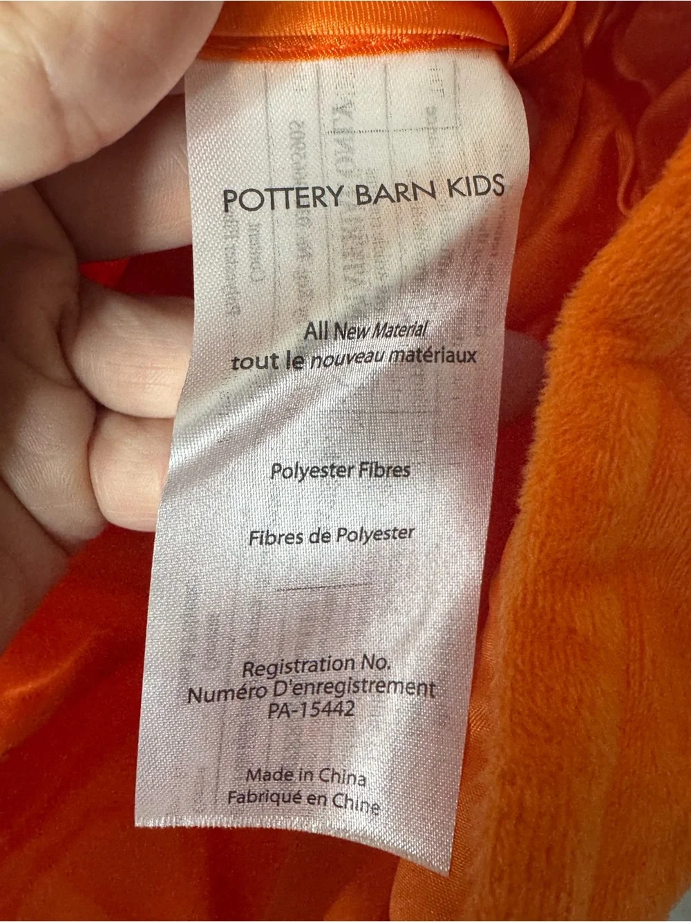 Pottery Bark Kids Glow-in-the-Dark Pumpkin Halloween Costume 4-6 - Picture 5 of 9